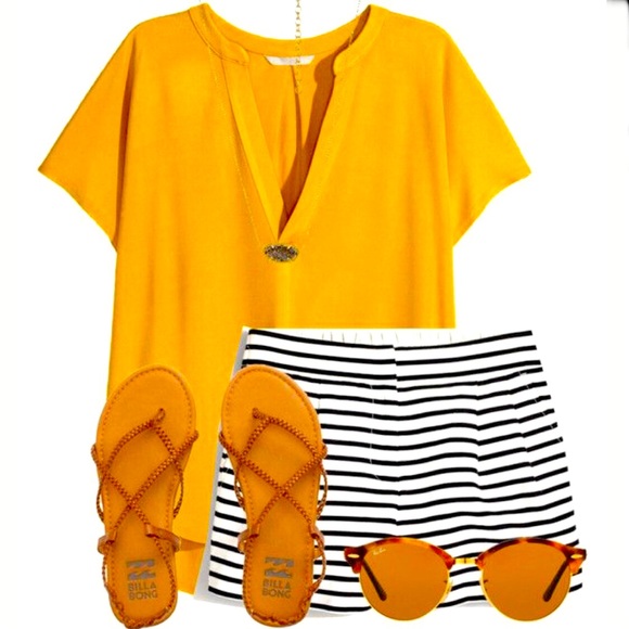 J. Crew Tops - J. Crew | Split Neck Cap Sleeve Top